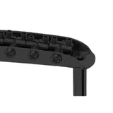 Maxbell Professional Guitar Bridge Adjustable for 6 String Electric Guitar Black