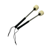 Maxbell 2x Drum Mallet Accessory Instrument Black Handle Sturdy for Percussion