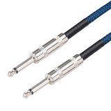 Maxbell 1/4" Straight Instrument Cable Electric Instrument Cable for Speaker Mixer 1.8 Meters