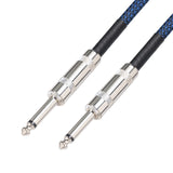 Maxbell 1/4" Straight Instrument Cable Electric Instrument Cable for Speaker Mixer 10 Meters