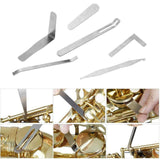 Maxbell 9 Pieces Key Cover Adjusting Spring Hook Trimming Tool Set for Clarinet