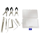 Maxbell 9 Pieces Key Cover Adjusting Spring Hook Trimming Tool Set for Clarinet