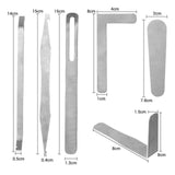 Maxbell 9 Pieces Key Cover Adjusting Spring Hook Trimming Tool Set for Clarinet