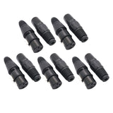 Maxbell Premium Dmx 3Pin Male & Female Mic Snake Plug for Studio Recording Speakers