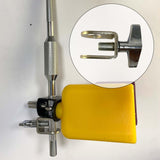Maxbell Bass Drum Cowbell Holder Clamp Handbell Cowbell Support for Drummer Gifts