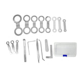 Maxbell Saxophone Repair Tool Kit with Storage Box for Sax Flute Clarinet