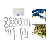 Maxbell Saxophone Repair Tool Kit with Storage Box for Sax Flute Clarinet
