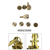 Maxbell Saxophone Curved Neck Fixed Screw for Soprano Baritone Woodwind Instrument A B 4mm Screw