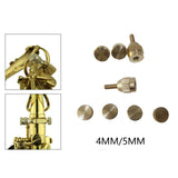 Maxbell Saxophone Curved Neck Fixed Screw for Soprano Baritone Woodwind Instrument A B 4mm Screw
