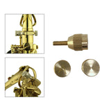 Maxbell Saxophone Curved Neck Fixed Screw for Soprano Baritone Woodwind Instrument A B 4mm Screw