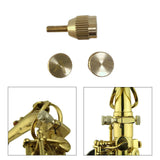 Maxbell Saxophone Curved Neck Fixed Screw for Soprano Baritone Woodwind Instrument A B 4mm Screw