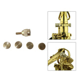 Maxbell Saxophone Curved Neck Fixed Screw for Soprano Baritone Woodwind Instrument A B C D 4mm Screw