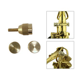 Maxbell Saxophone Curved Neck Fixed Screw for Soprano Baritone Woodwind Instrument A B 5mm Screw