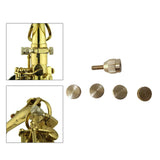 Maxbell Saxophone Curved Neck Fixed Screw for Soprano Baritone Woodwind Instrument A B C D 5mm Screw
