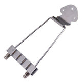 Maxbell Metal Bass Tailpiece Bridge for 4 String Bass Replacement Accessory