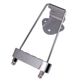 Maxbell Metal Bass Tailpiece Bridge for 4 String Bass Replacement Accessory