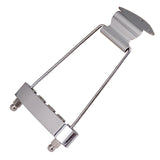 Maxbell Metal Bass Tailpiece Bridge for 4 String Bass Replacement Accessory
