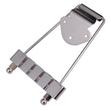 Maxbell Metal Bass Tailpiece Bridge for 4 String Bass Replacement Accessory