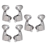 Maxbell 6 Pieces Lock String Tuning Key Pegs for Folk Acoustic Guitars Electric