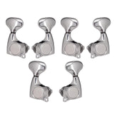 Maxbell 6 Pieces Lock String Tuning Key Pegs for Folk Acoustic Guitars Electric