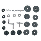 Maxbell 23 Pieces Attachment Cymbal Felts Washers Wing Nuts Cymbal Replacement grey