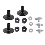 Maxbell 21 Pieces Replacement Cymbal Felt Washer Drum Accessories Drum Set Equipment grey
