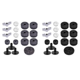 Maxbell Drum Sets Replacement Cymbal Felt Washer Drum Accessories Replacement Kit grey