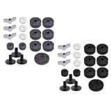 Maxbell Drum Sets Replacement Cymbal Felt Washer Drum Accessories Replacement Kit grey