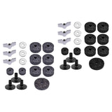 Maxbell Drum Sets Replacement Cymbal Felt Washer Drum Accessories Replacement Kit grey
