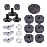 Maxbell Drum Sets Replacement Cymbal Felt Washer Drum Accessories Replacement Kit grey