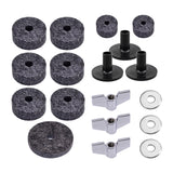 Maxbell Drum Sets Replacement Cymbal Felt Washer Drum Accessories Replacement Kit grey