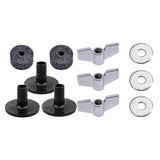 Maxbell Drum Sets Replacement Cymbal Felt Washer Drum Accessories Replacement Kit grey