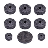 Maxbell Drum Sets Replacement Cymbal Felt Washer Drum Accessories Replacement Kit grey