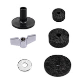Maxbell Drum Sets Replacement Cymbal Felt Washer Drum Accessories Replacement Kit black