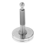 Maxbell Folk Acoustic Guitar Panel Repair Magnet for Repair Tools Piano Making L Silver