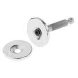 Maxbell Folk Acoustic Guitar Panel Repair Magnet for Repair Tools Piano Making L Silver