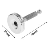 Maxbell Folk Acoustic Guitar Panel Repair Magnet for Repair Tools Piano Making L Silver