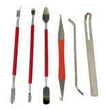 Maxbell Professional Saxophone Repair Tool Durable for Saxophone Luthier Repair Kit 6 Piece