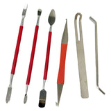 Maxbell Professional Saxophone Repair Tool Durable for Saxophone Luthier Repair Kit 6 Piece