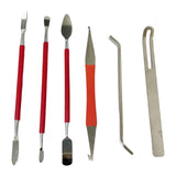 Maxbell Professional Saxophone Repair Tool Durable for Saxophone Luthier Repair Kit 6 Piece