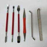 Maxbell Professional Saxophone Repair Tool Durable for Saxophone Luthier Repair Kit 6 Piece
