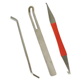 Maxbell Professional Saxophone Repair Tool Durable for Saxophone Luthier Repair Kit 3 Piece