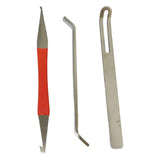 Maxbell Professional Saxophone Repair Tool Durable for Saxophone Luthier Repair Kit 3 Piece