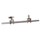 Maxbell Silver Bass Drum Cowbell Holder with 2 Fixed Locks Durable for Drummer Gifts