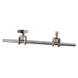 Maxbell Silver Bass Drum Cowbell Holder with 2 Fixed Locks Durable for Drummer Gifts