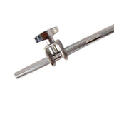 Maxbell Silver Bass Drum Cowbell Holder with 2 Fixed Locks Durable for Drummer Gifts