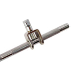 Maxbell Silver Bass Drum Cowbell Holder with 2 Fixed Locks Durable for Drummer Gifts