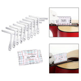 Maxbell Guitar Tools Accessories Silver Repair Set for Bass Guitar Electric Guitar