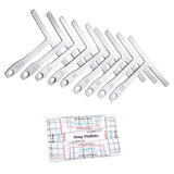 Maxbell Guitar Tools Accessories Silver Repair Set for Bass Guitar Electric Guitar