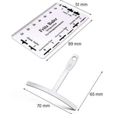 Maxbell Guitar Tools Accessories Silver Repair Set for Bass Guitar Electric Guitar